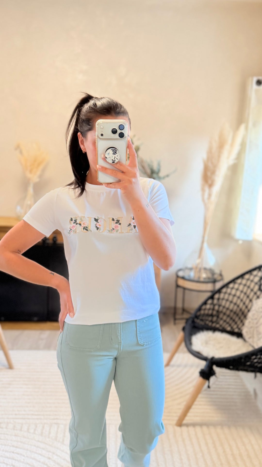 Teeshirt amour fleur