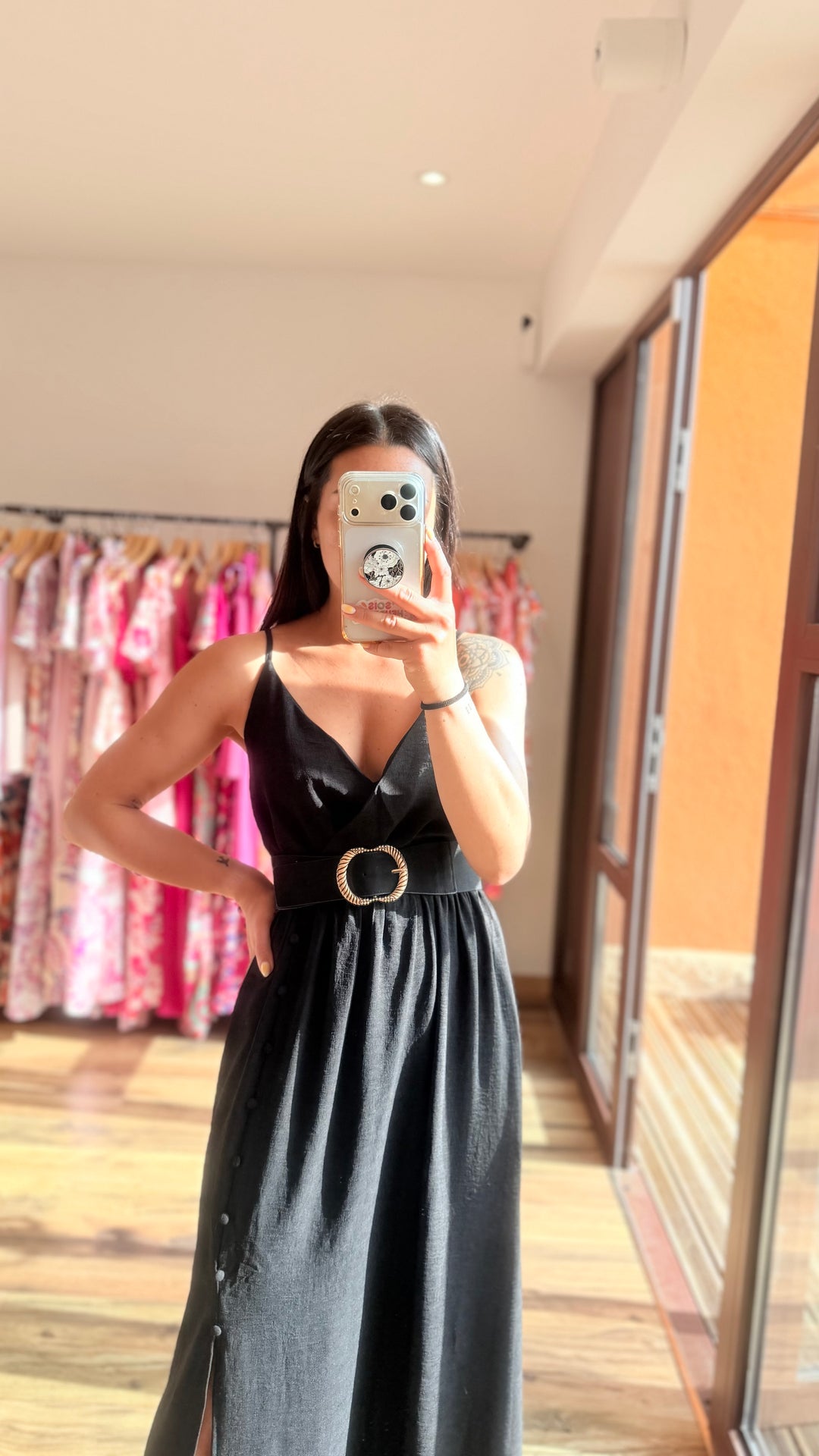 Robe longue Amanda noir