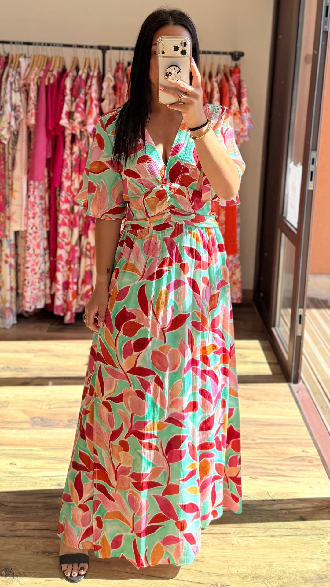 Robe longue Arlequin CURVY (PRÉCOMMANDE EXPÉDITION 3/06)