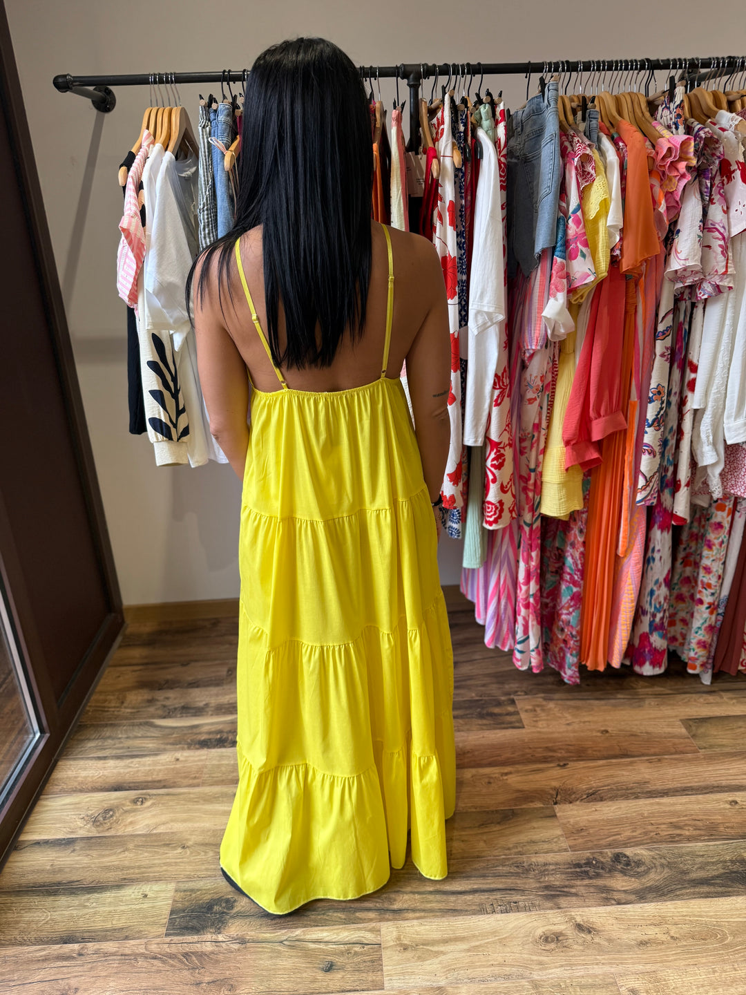 Robe longue Tristan jaune