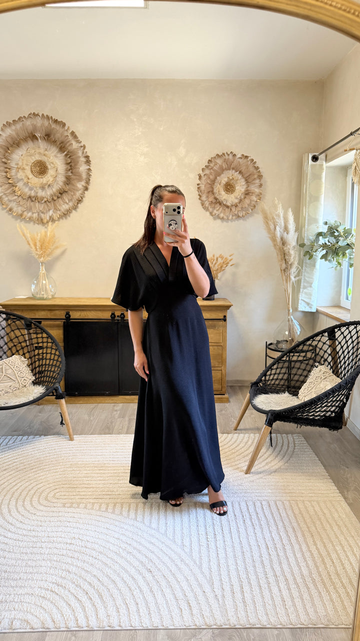 Robe longue Jehan CURVY noir