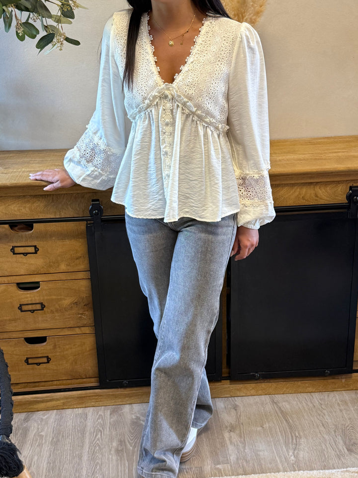 Blouse Flow écru