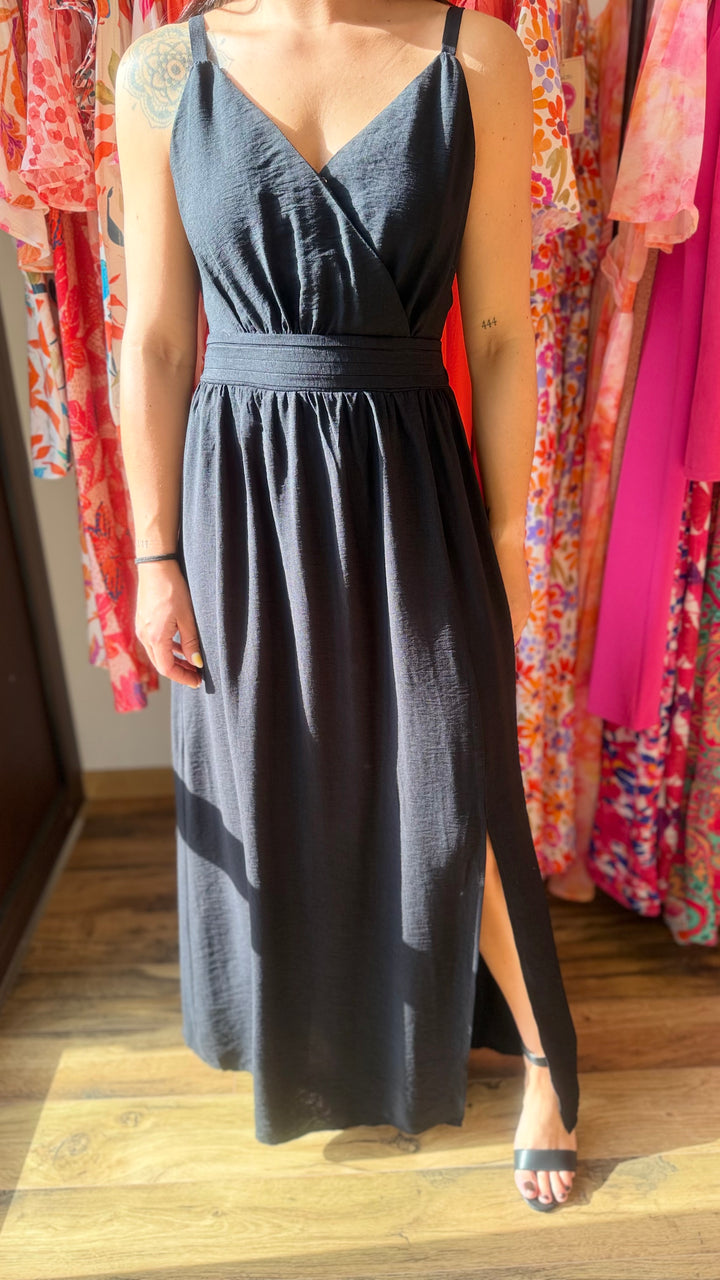 Robe longue Molly noir