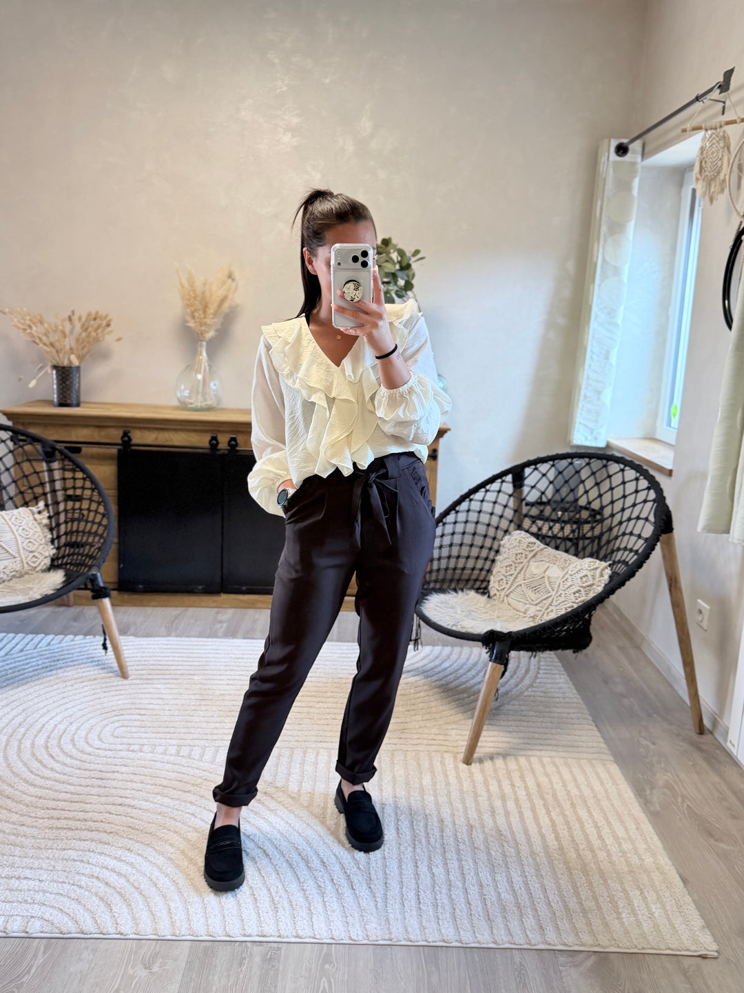 Pantalon Joule chocolat