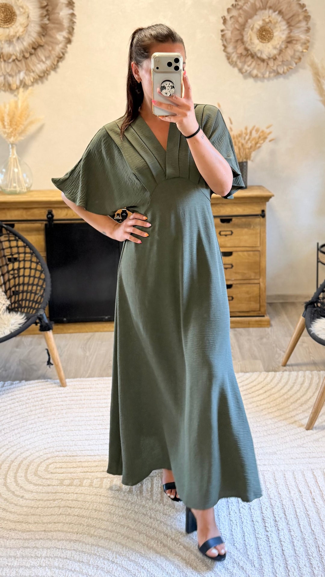 Robe longue Jehan Kaki