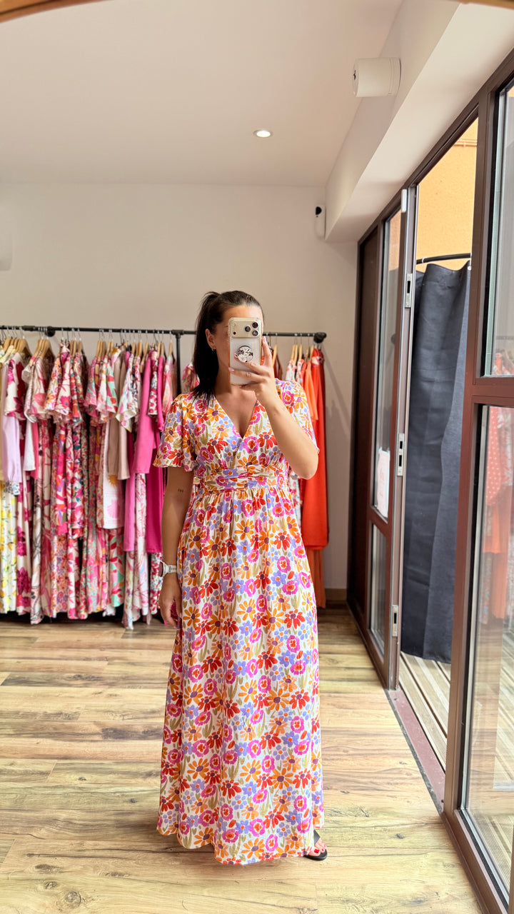 Robe longue Lise (dos ouvert)