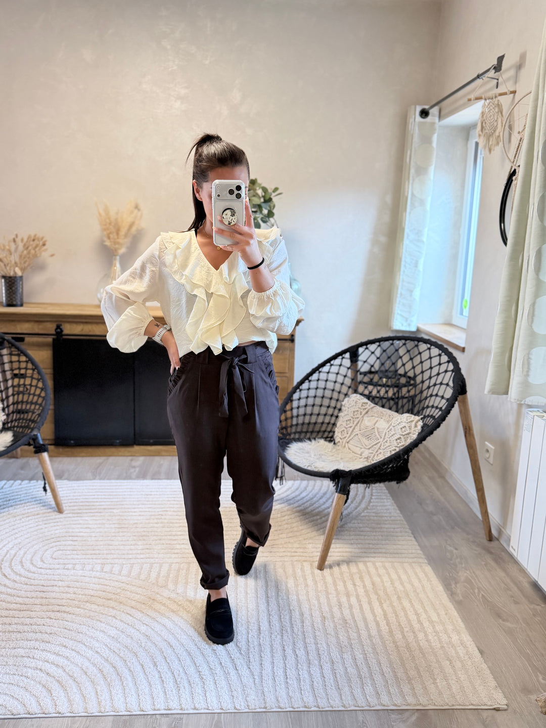 Pantalon Joule chocolat