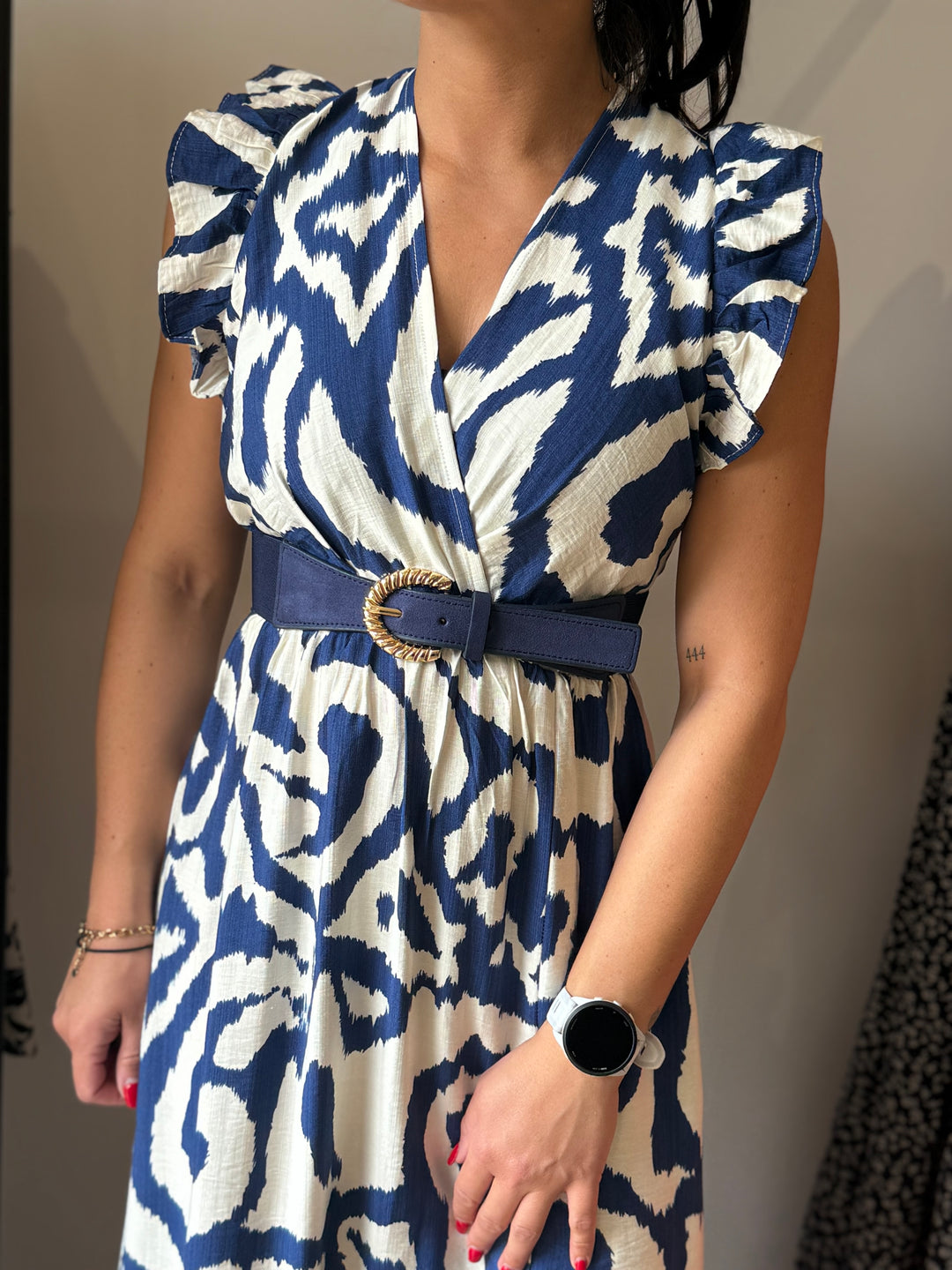 Robe longue Mark bleu