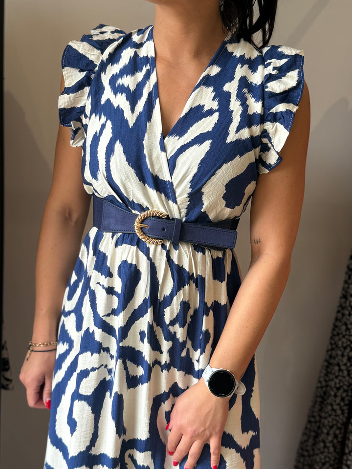 Robe longue Mark bleu