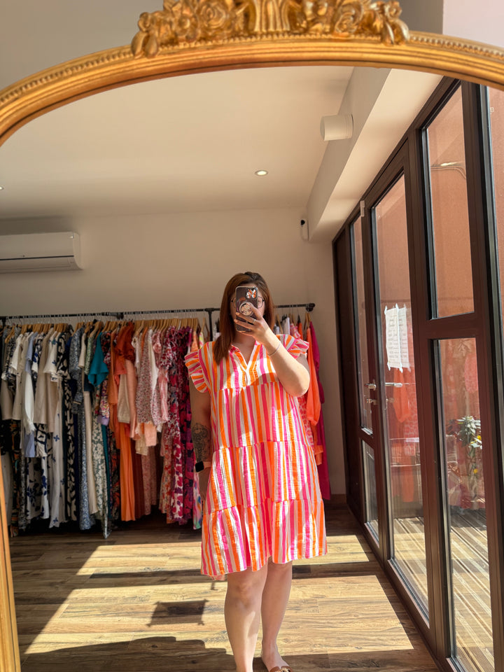 Robe rayée Leah CURVY