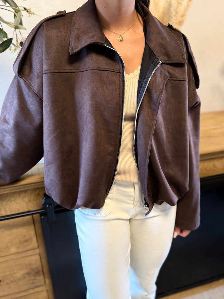 Veste Delma chocolat