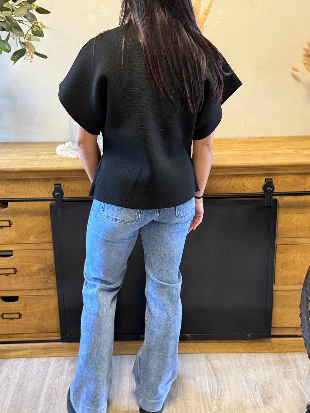 Gilet en maille Ophelia noir