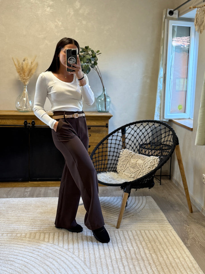 Pantalon Berlioz choco