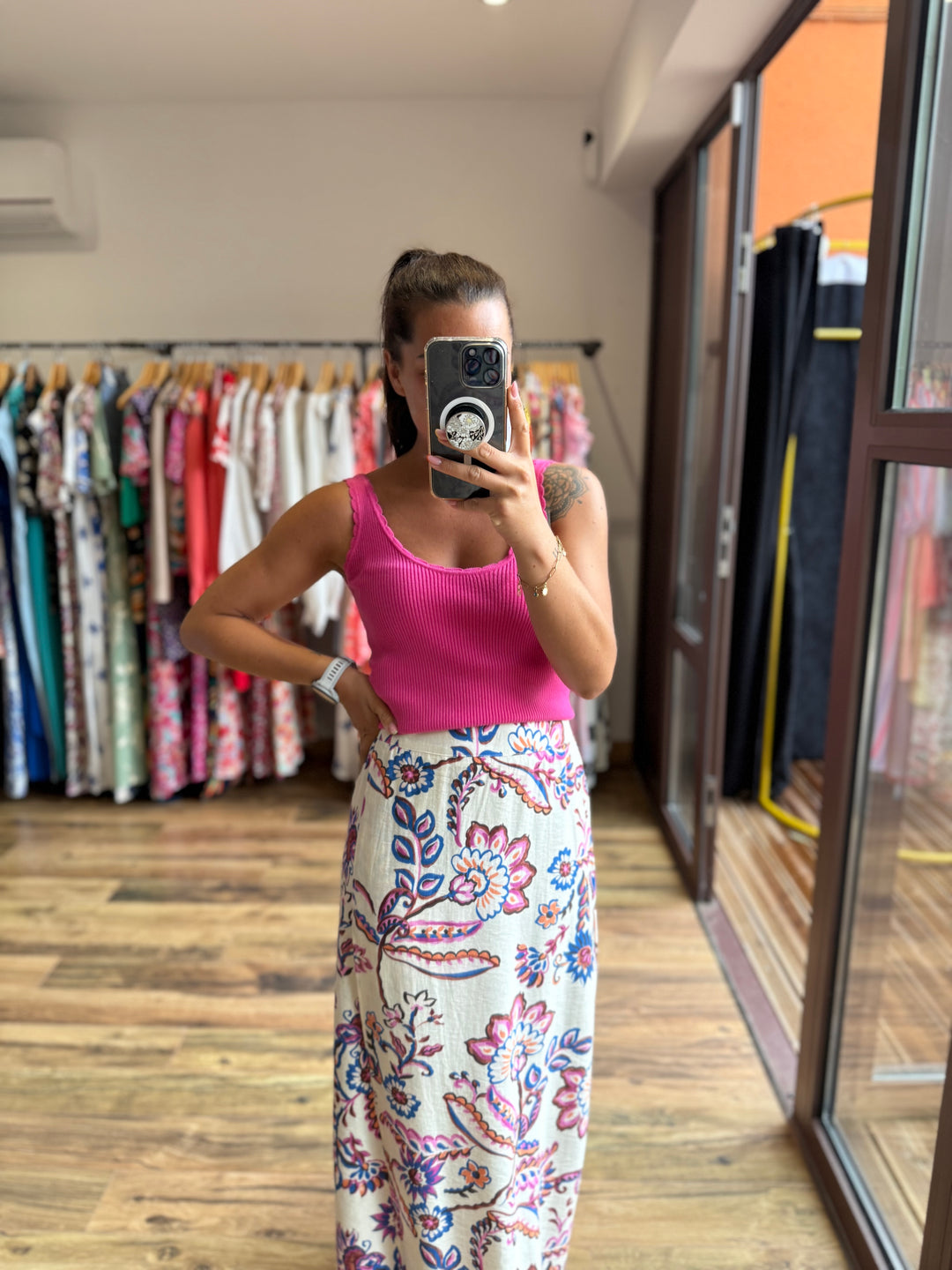 Jupe longue Pomy