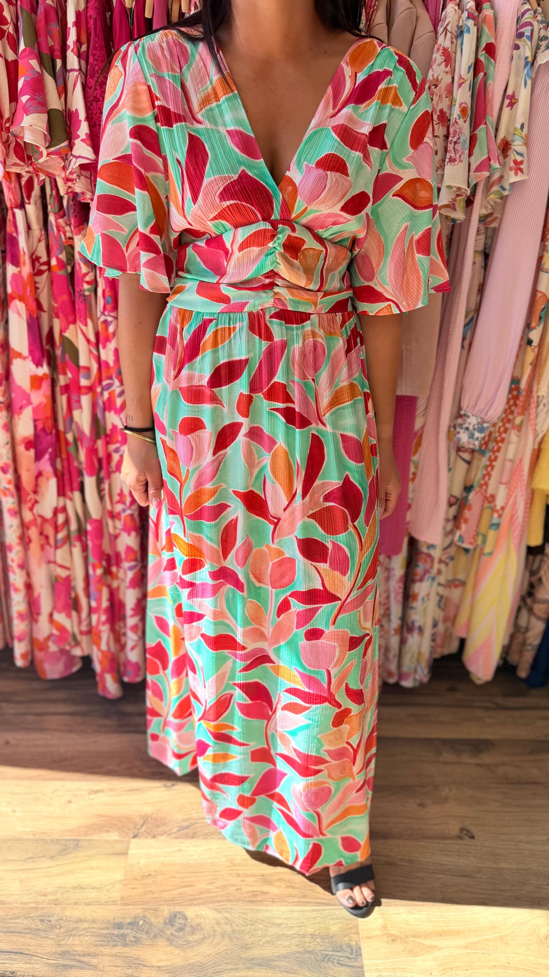 Robe longue Arlequin CURVY (PRÉCOMMANDE EXPÉDITION 3/06)