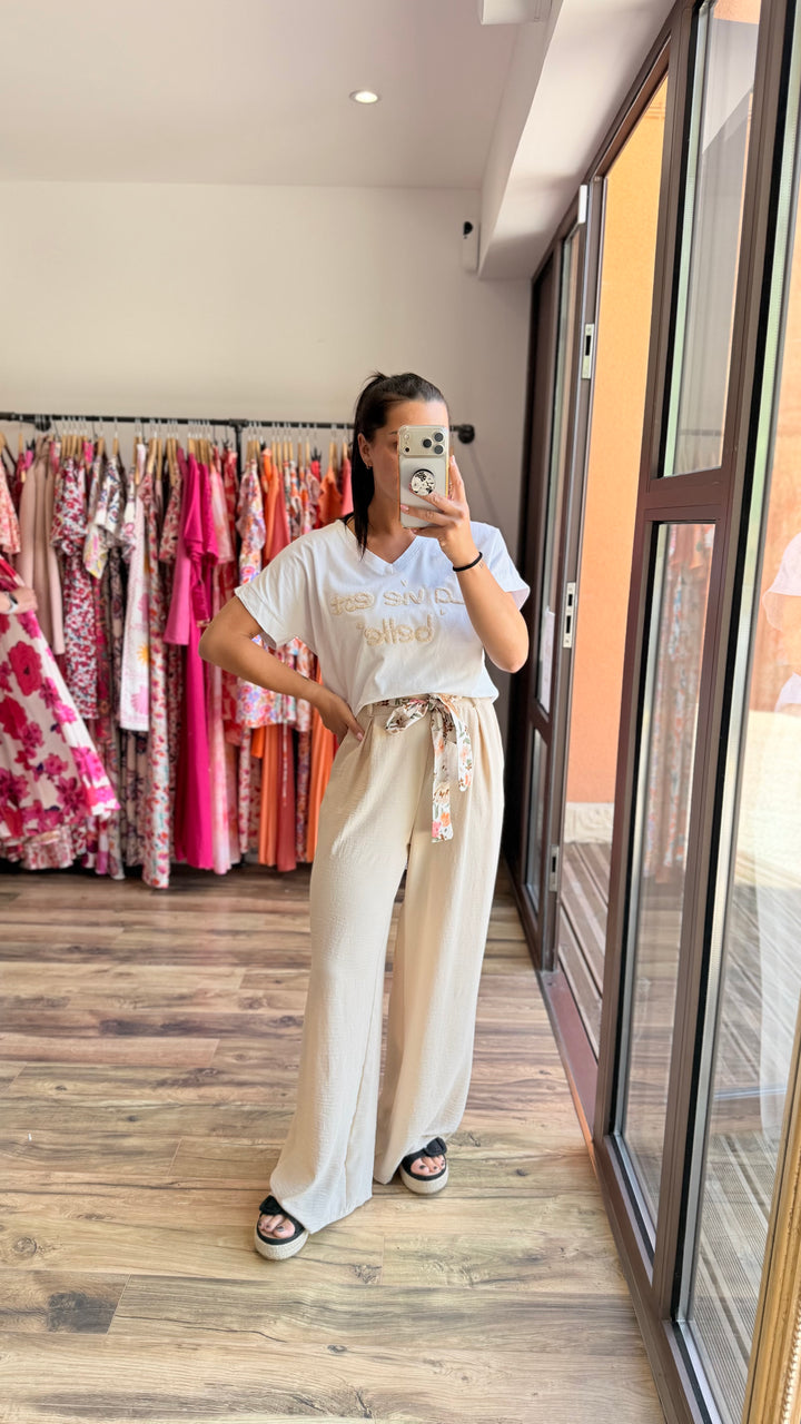 Pantalon Candice beige