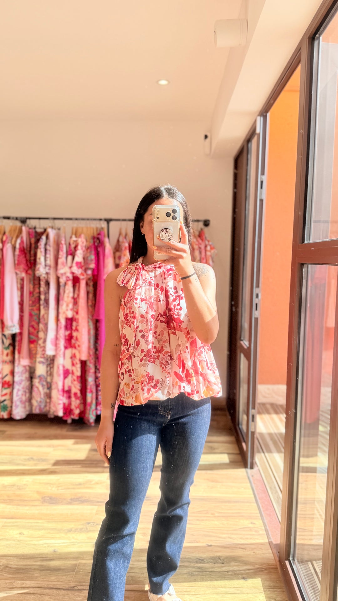 Top Zalia rouge