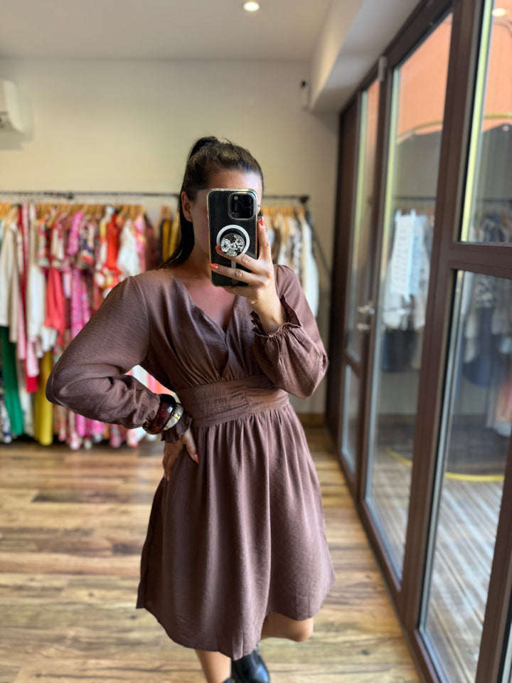 Robe topic chocolat CURVY