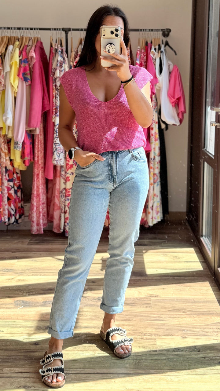 Top Milane fushia