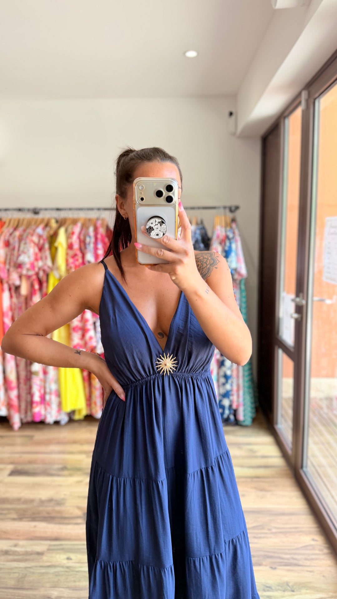Robe longue Soleil Marine CURVY