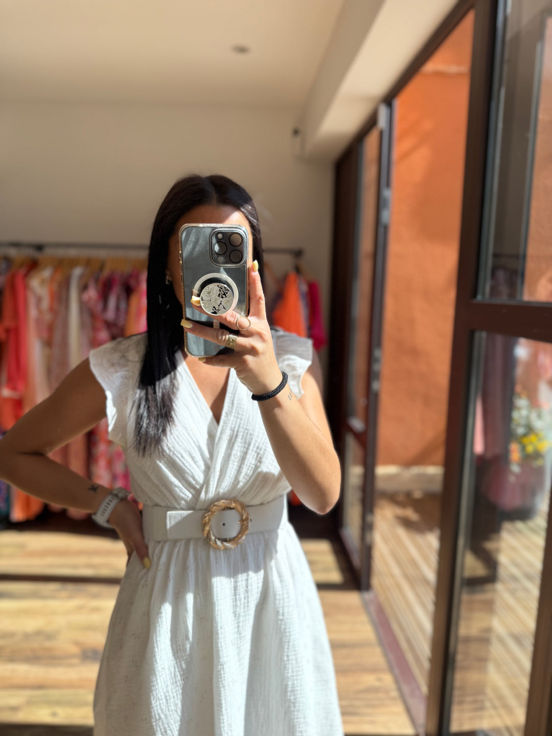 Robe Maya blanche CURVY