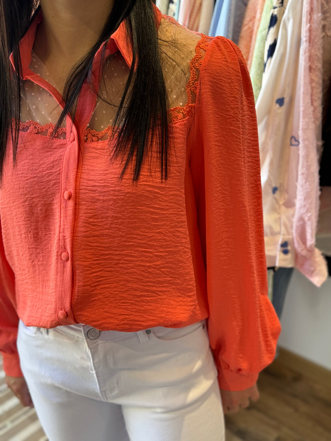 Chemise Ayrton corail