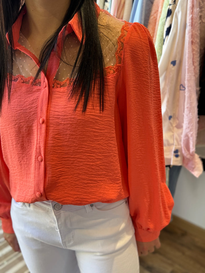 Chemise Ayrton corail