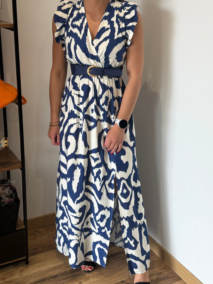 Robe longue Mark bleu