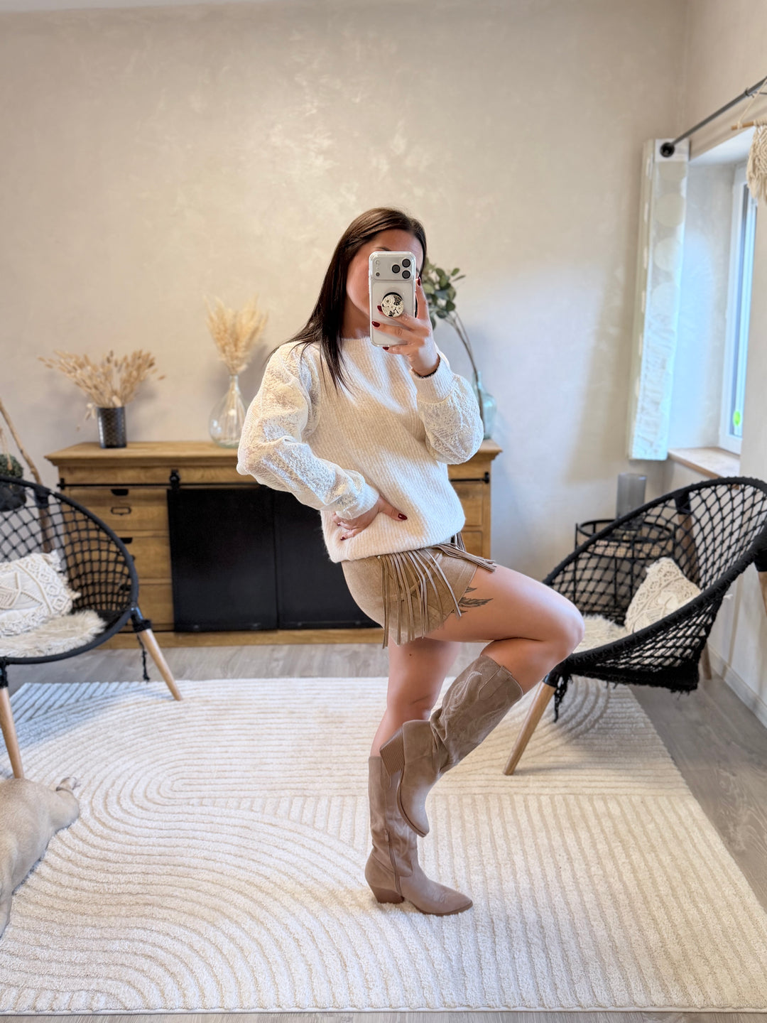 Short à franges Mariah