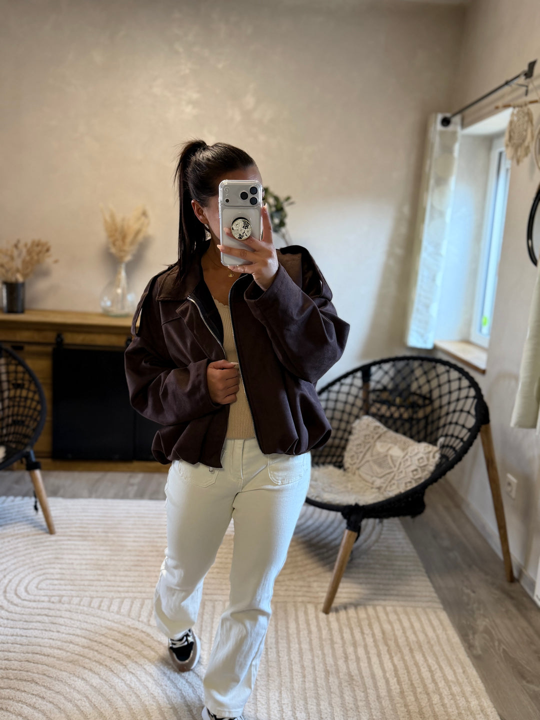 Veste Delma chocolat