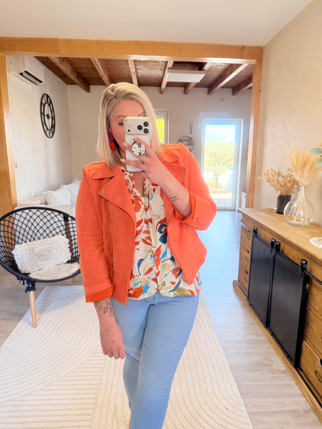 Veste suédine CURVY