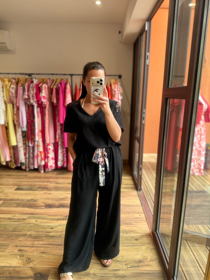 Pantalon Candice noir CURVY