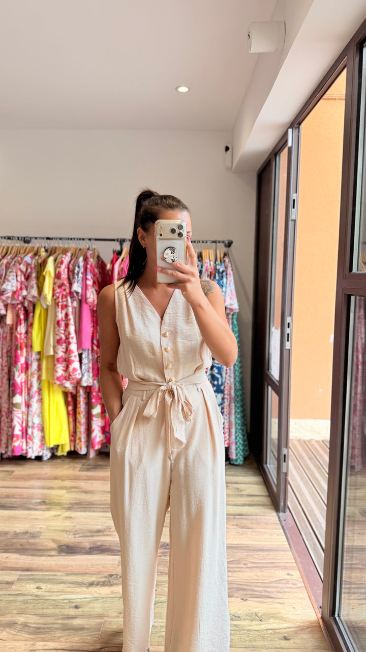 Combinaison Roxane beige CURVY