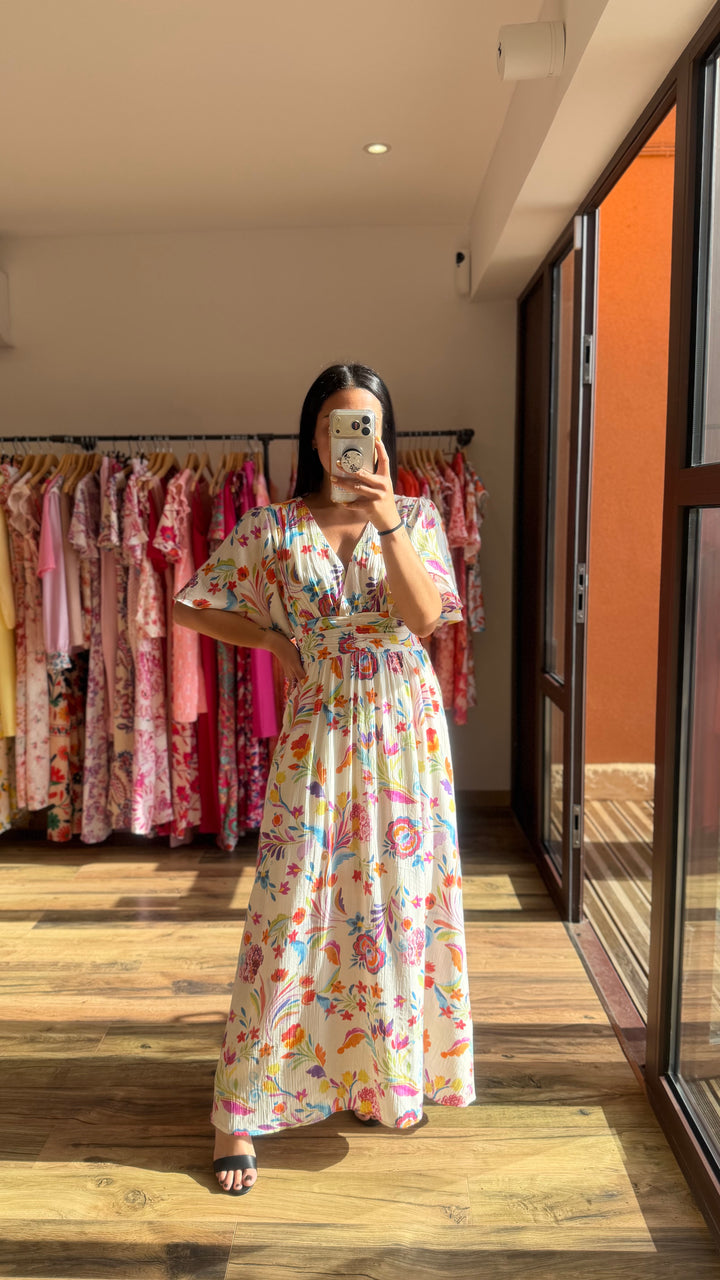 Robe longue Alyma CURVY (PRÉCOMMANDE expédition 13 Mai