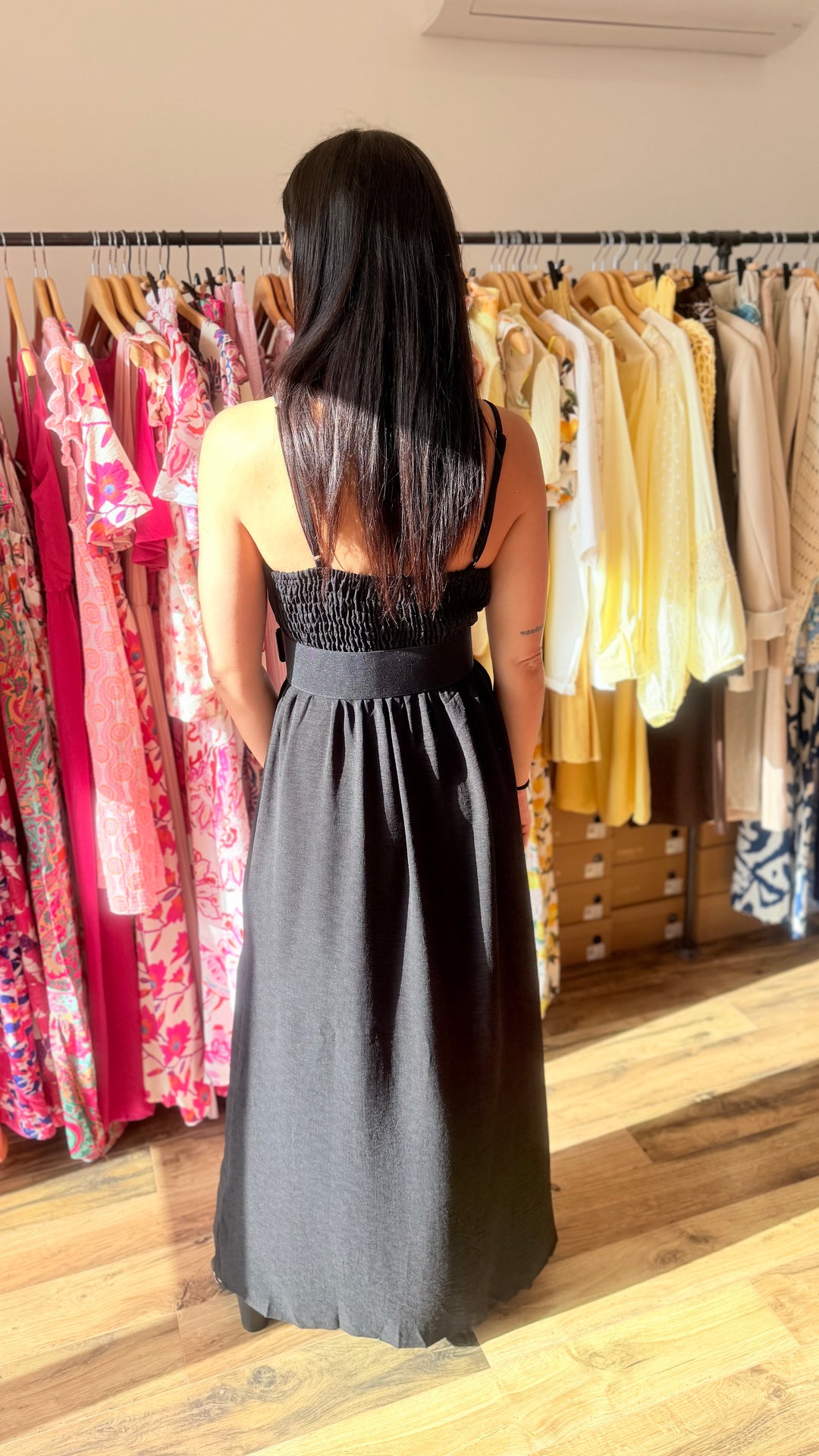 Robe longue Amanda noir