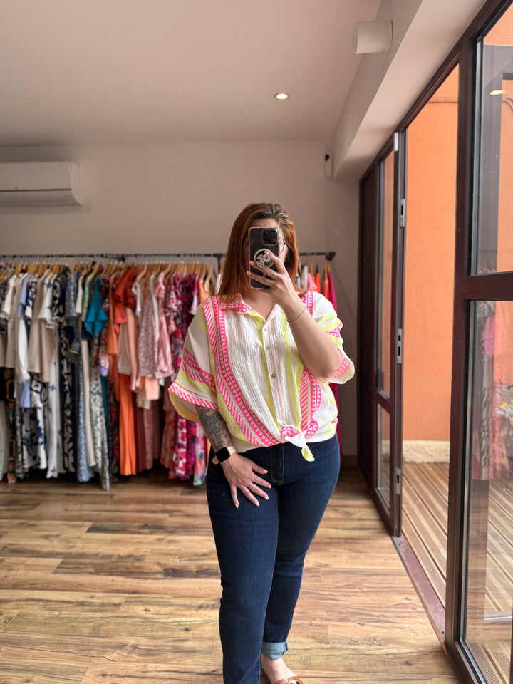 Chemise Ceylan blanche CURVY