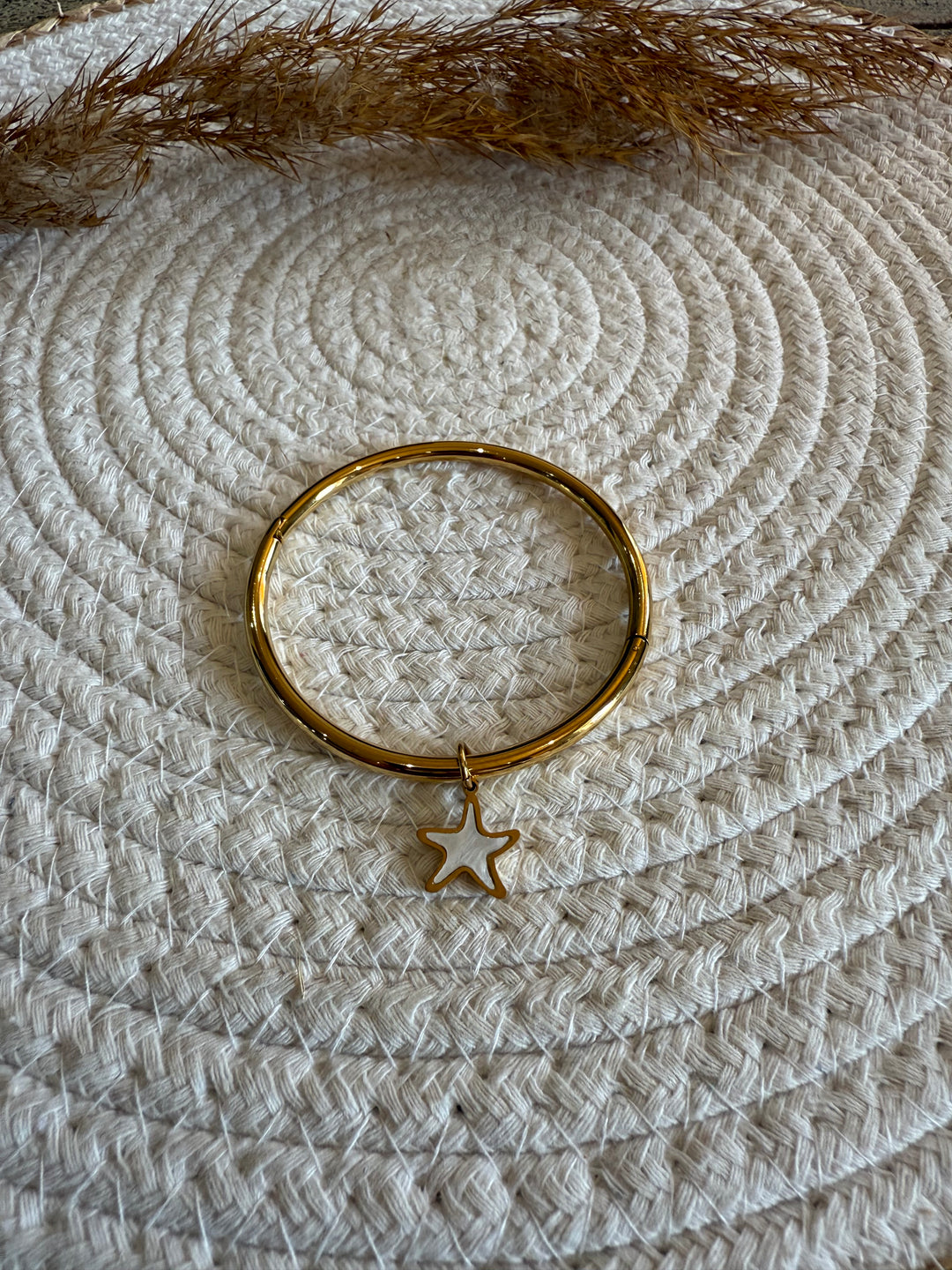 Jonc étoile blanche