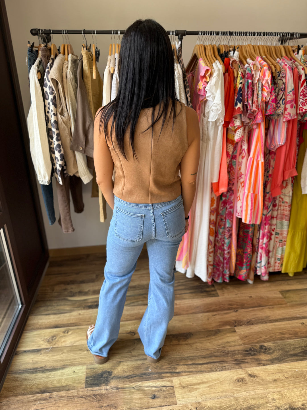 Gilet sans manches suédine