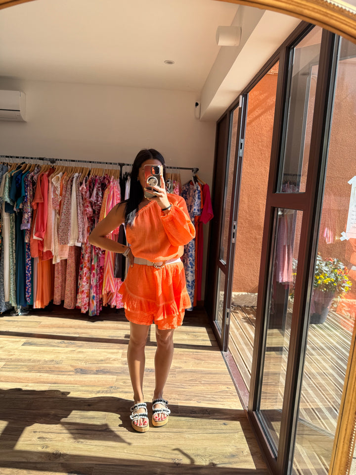 Combishort Juana orange