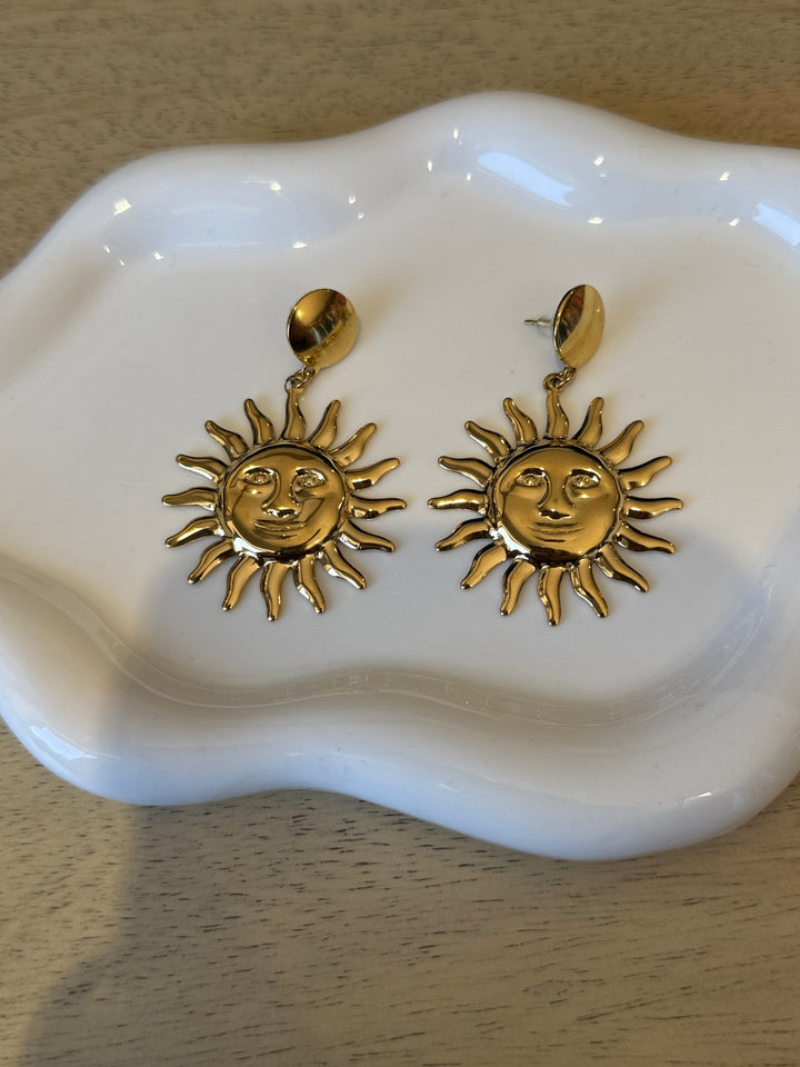 Boucles d’oreilles soleil