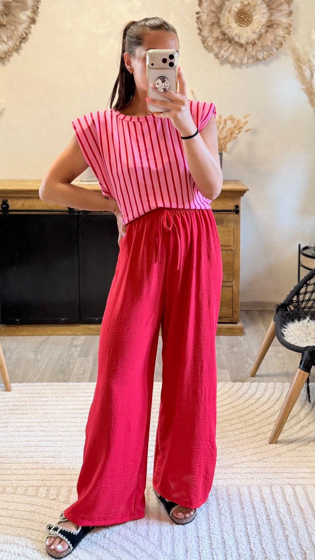Pantalon Valentino rouge