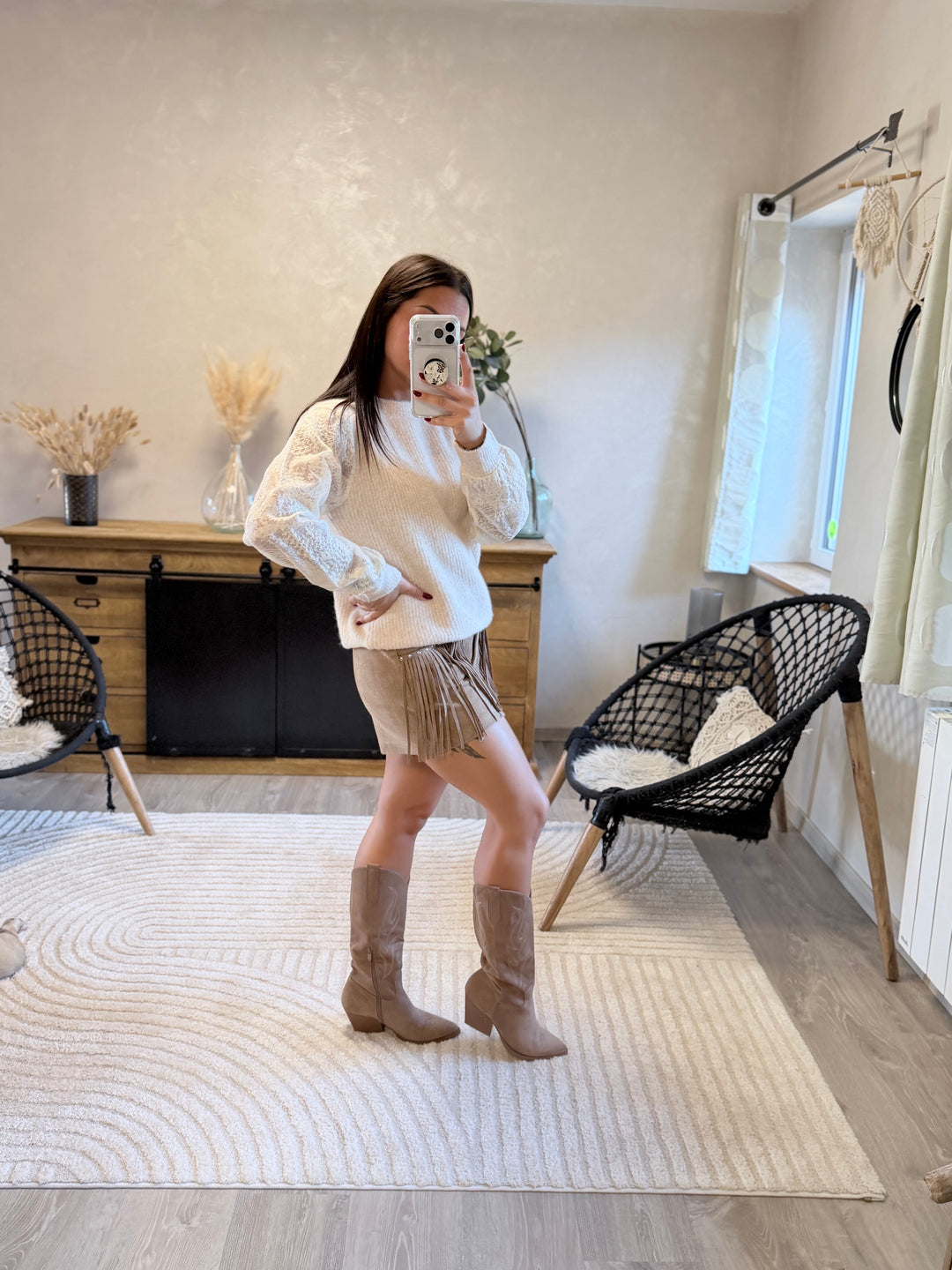 Short à franges Mariah