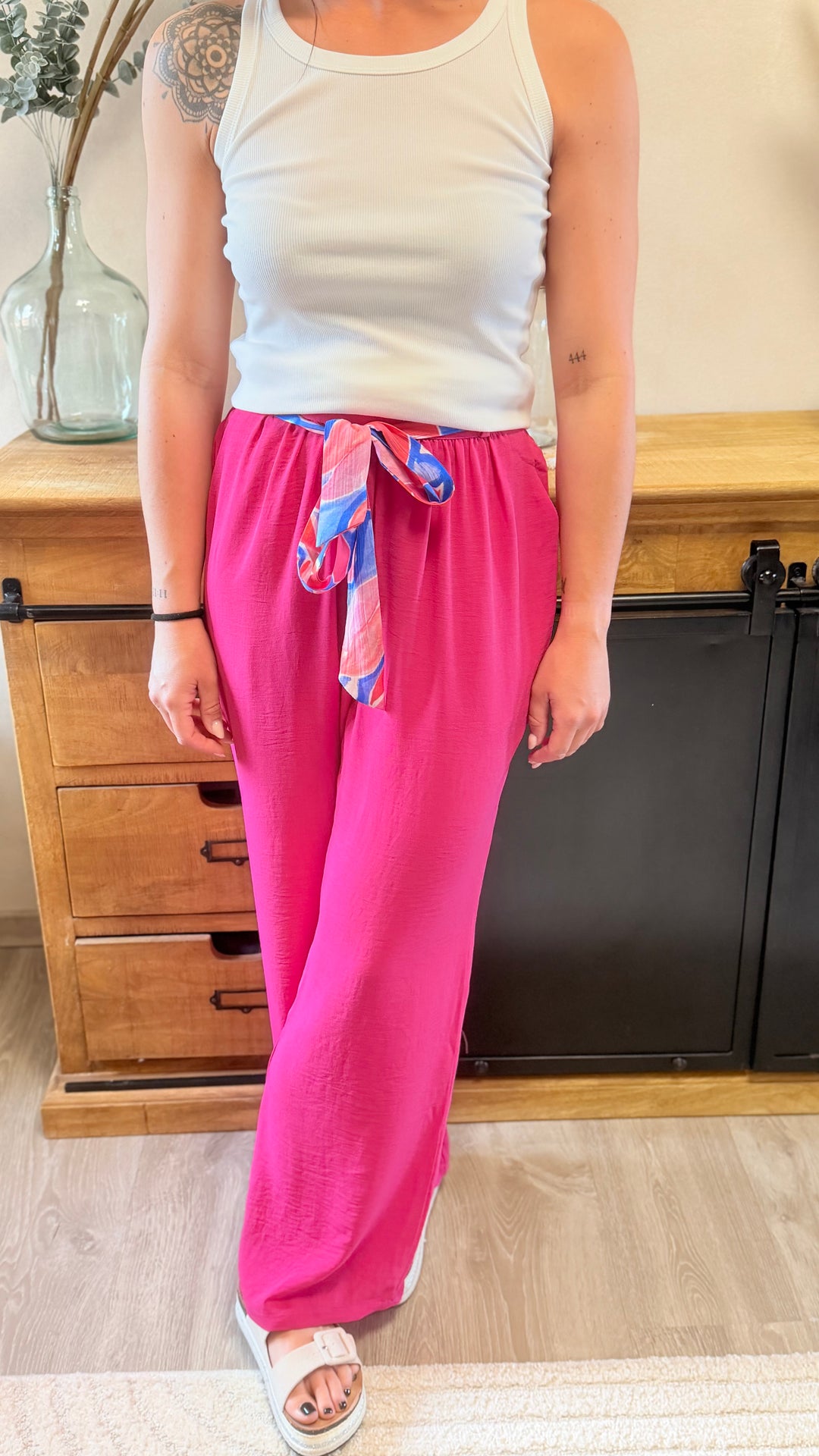 Pantalon Wilma Fuchsia CURVY