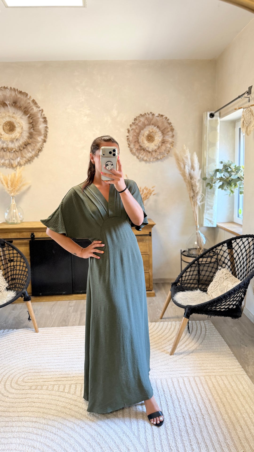 Robe longue Jehan Kaki