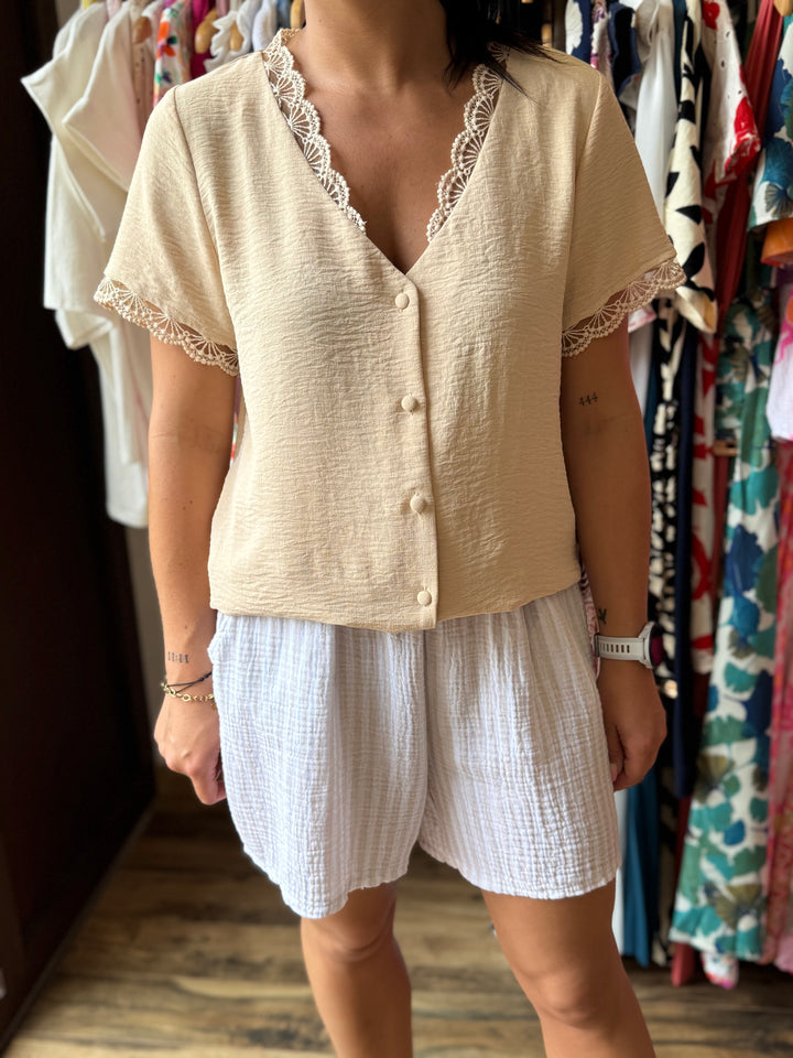Chemise Mirta beige