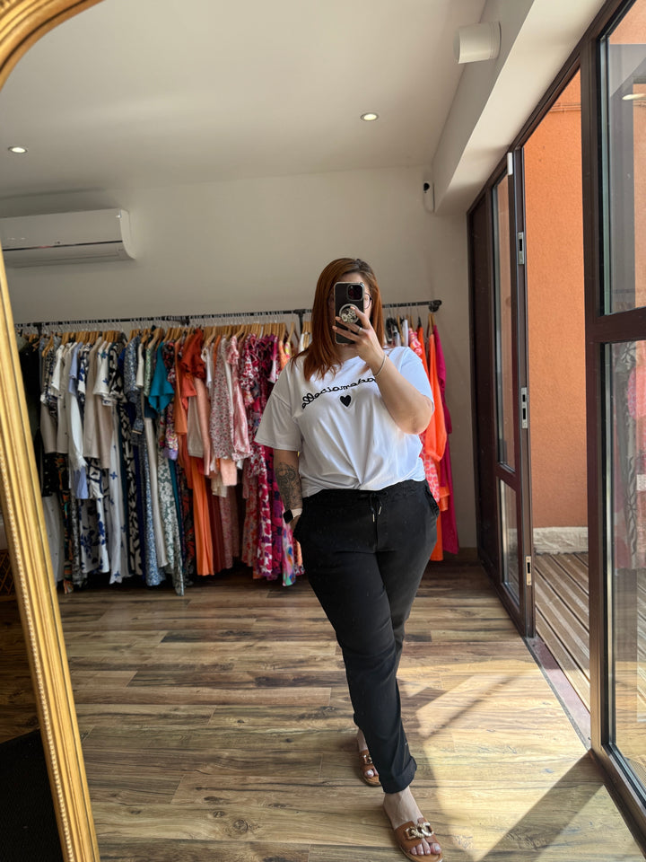 Pantalon Silvere noir CURVY