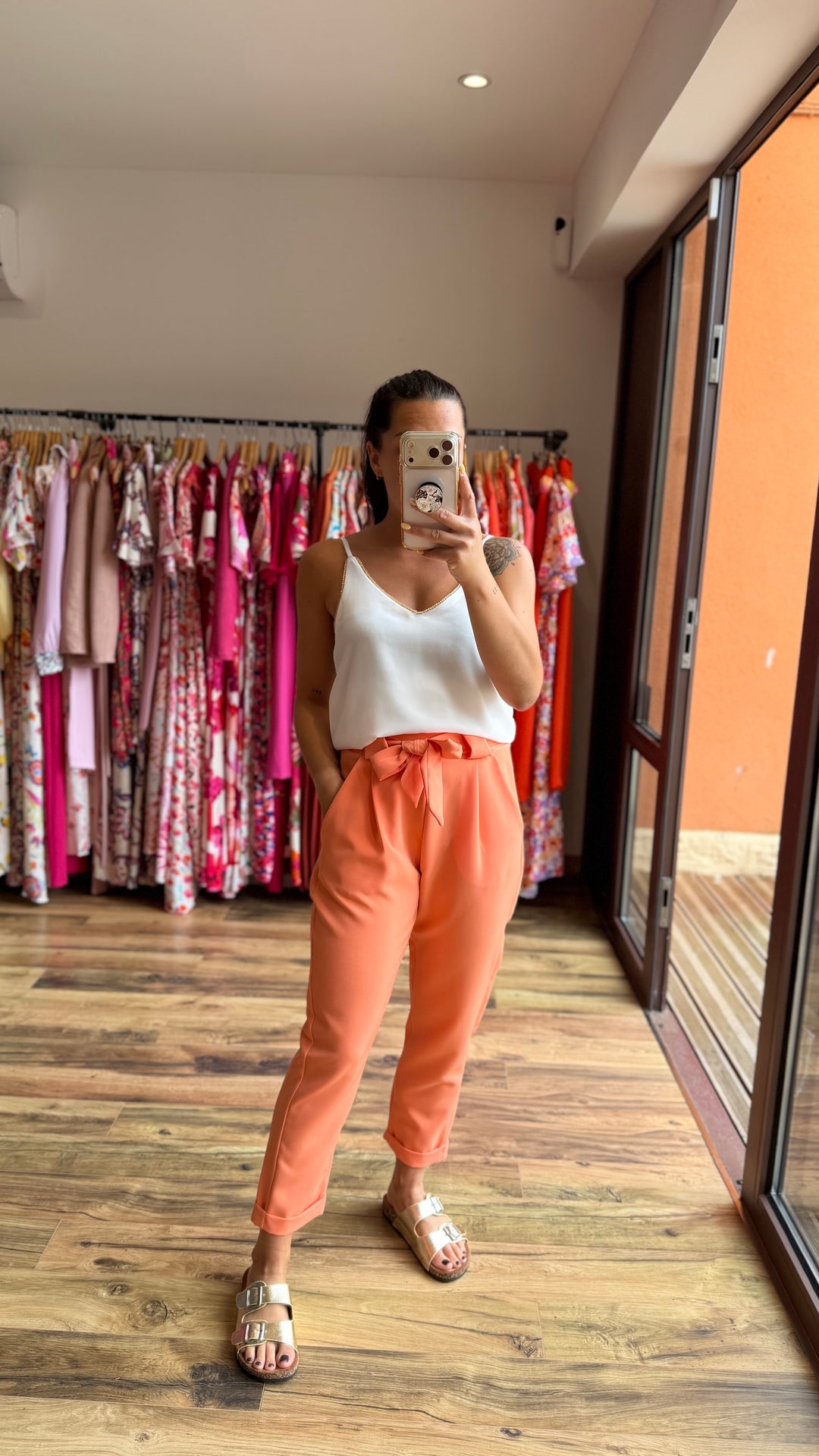 Pantalon Evy Abricot