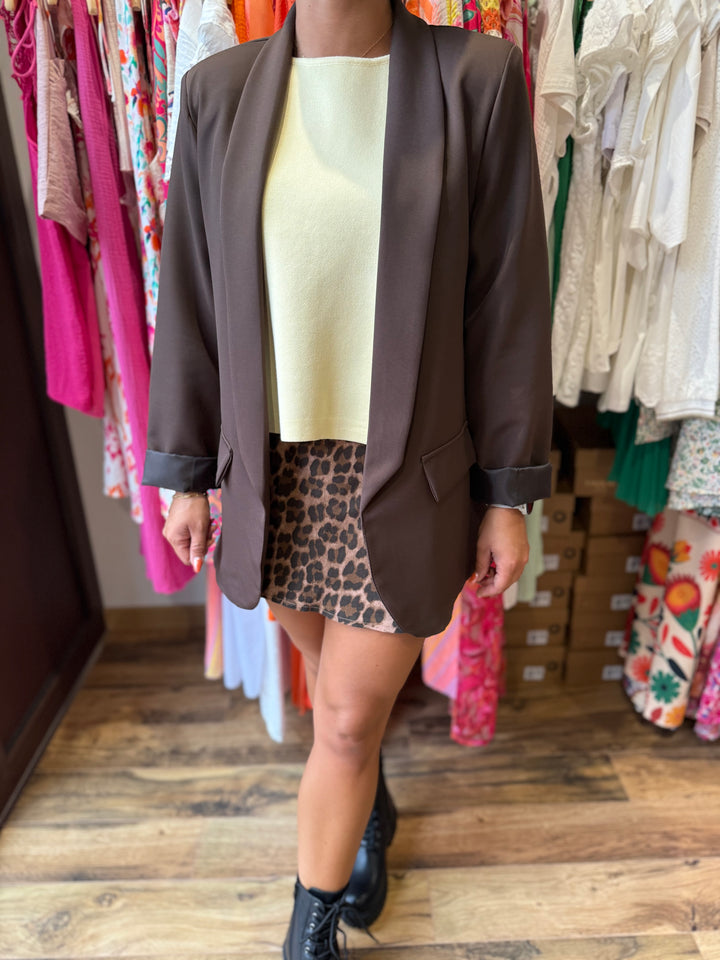 Blazer chocolat