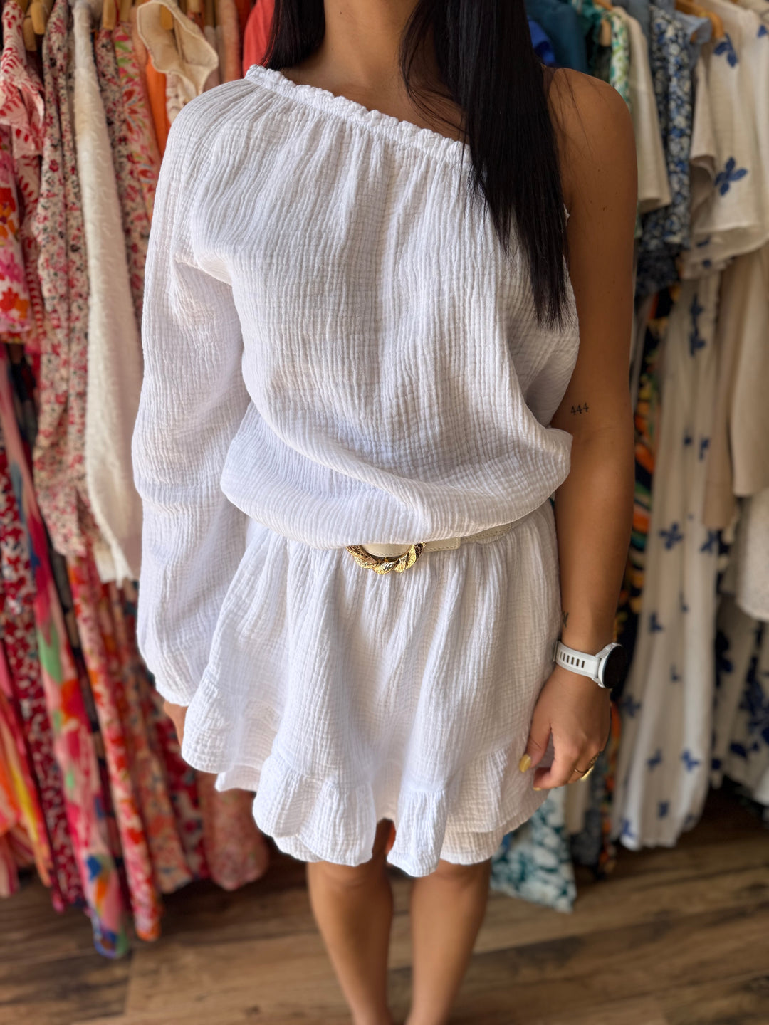 Combishort Juana blanche