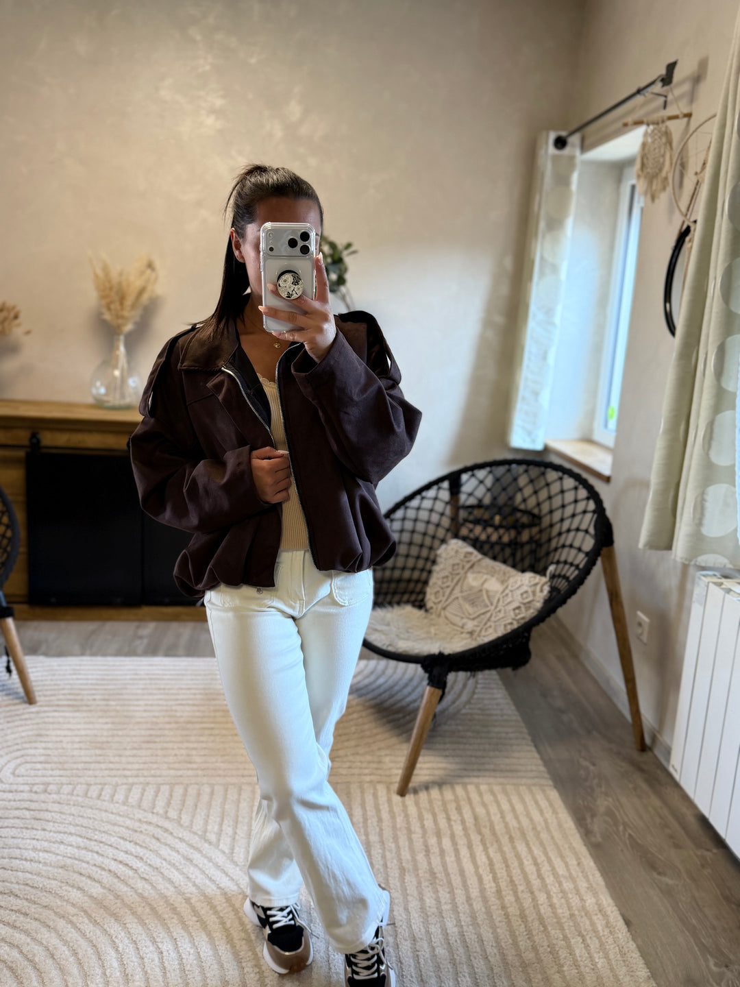 Veste Delma chocolat